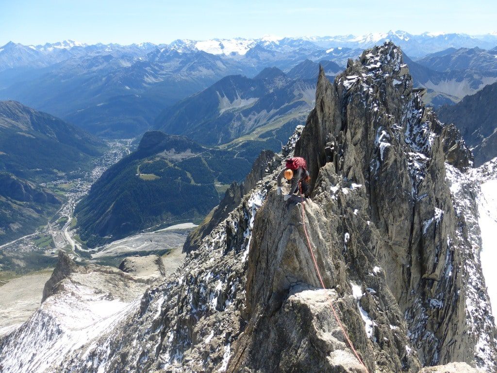 Alpes verano crestas Chamonix