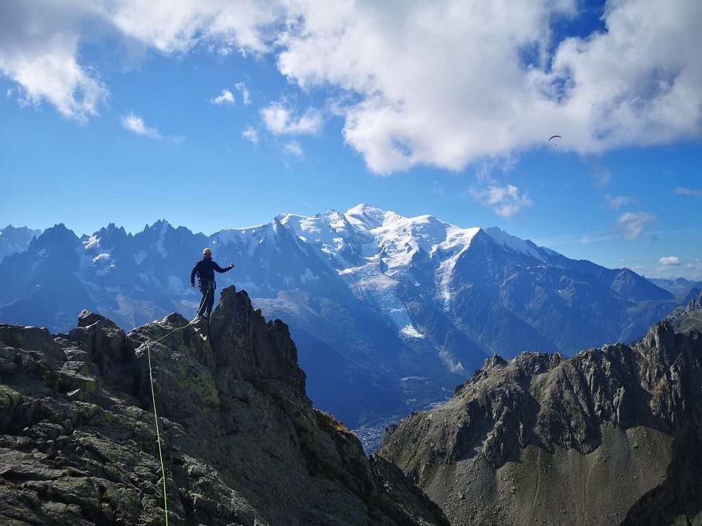 Alpes verano crestas Chamonix