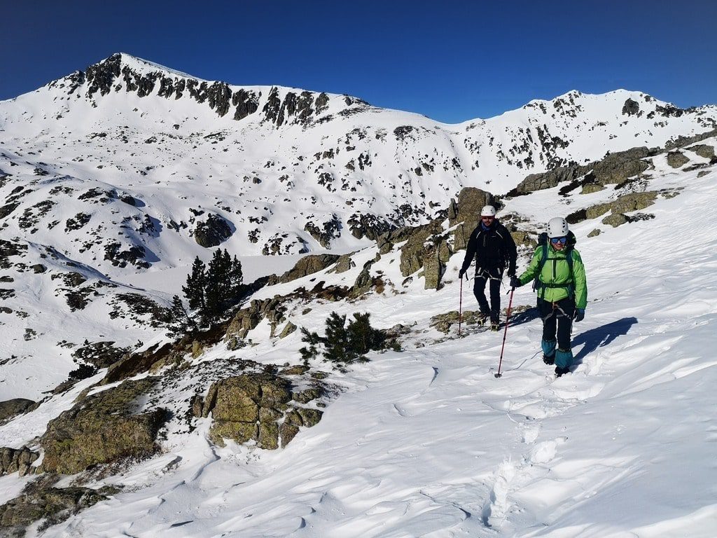 Invierno alpinismo