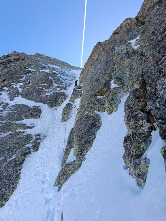 Invierno alpinismo