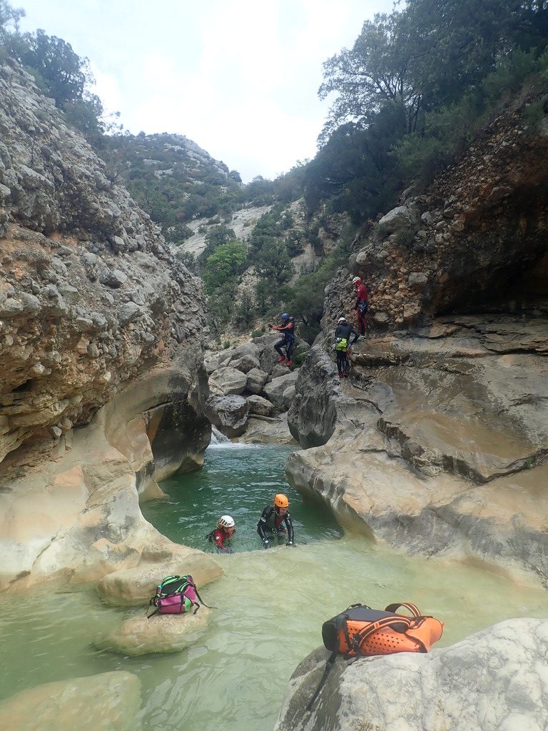 Curso barrancos perfeccionamiento Guías de la Vall de Boí