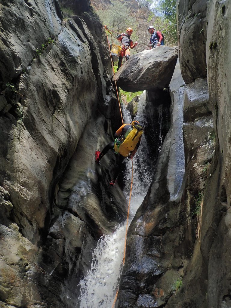 Curso barrancos perfeccionamiento Guías de la Vall de Boí