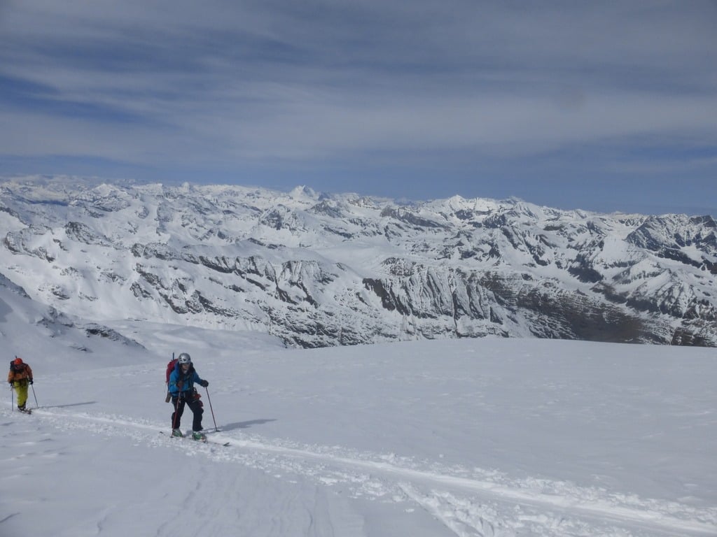 Alpes invierno esqui de montaña