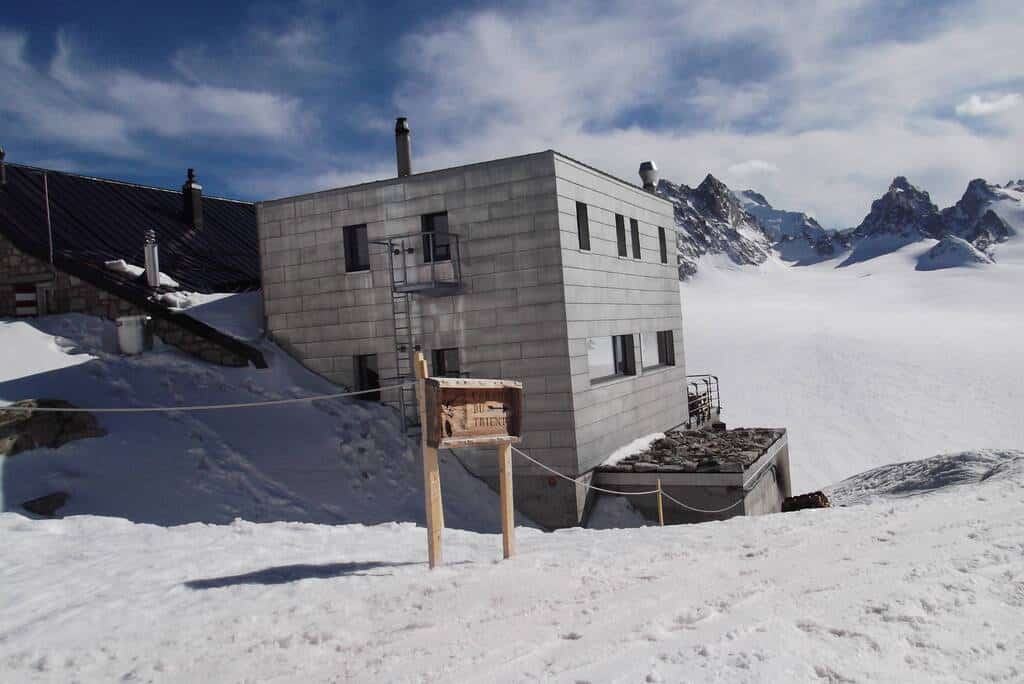 Alpes invierno esqui de montaña